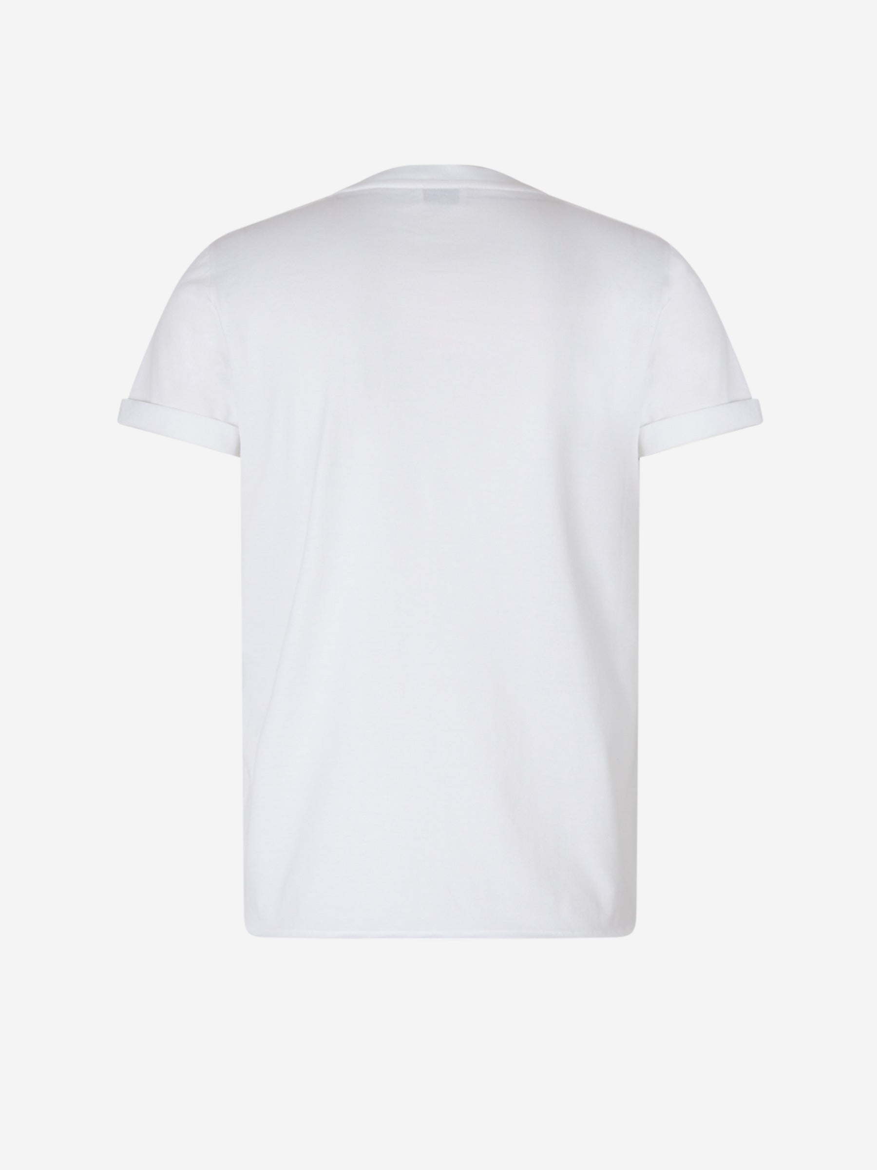 Saint Laurent Camiseta Logo Algodón color Blanco sku 553-003958 01 - Foto 2