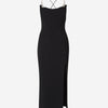 Mugler Vestido Midi Cocktail color Negro sku 721-000284 01 - Foto 1