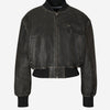 Acne Studios Cazadora Bomber Piel color Negro sku 772-001371 01 - Foto 1