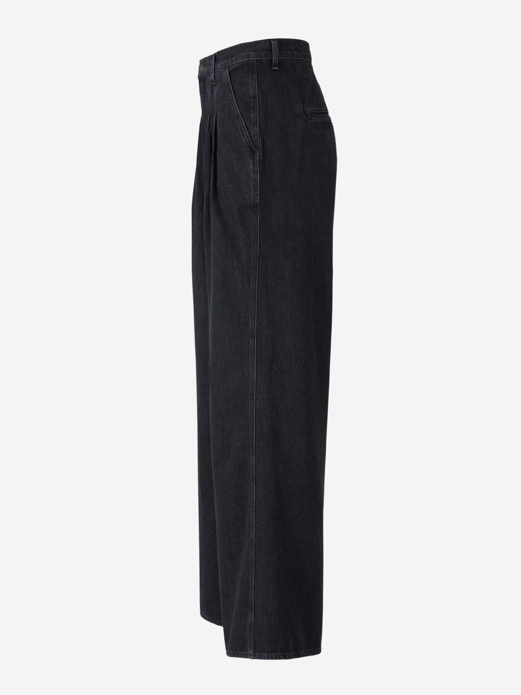 Veronica Beard Jeans Wide Leg Mia color Negro sku 763-001612 01 - Foto 2