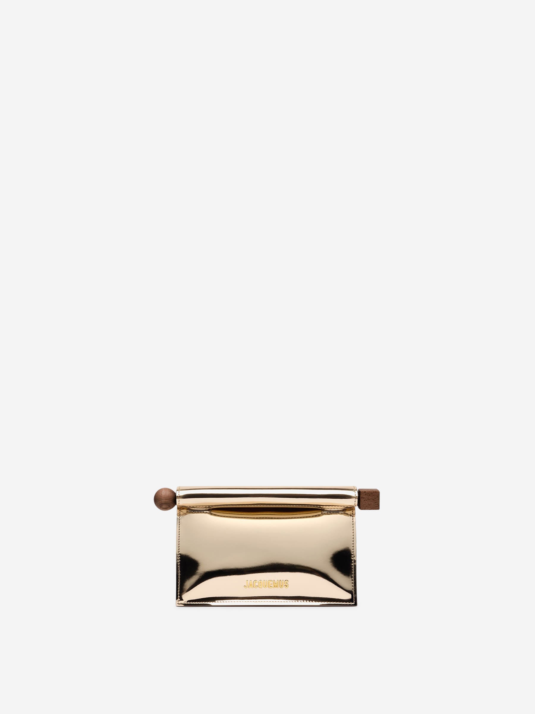 Jacquemus Bolso Mano Rond Carré color Dorado sku 810-007719 00 - Foto 1