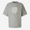 Givenchy Camiseta Logo Algodón color Gris Piedra sku 553-003758 01 - Foto 1