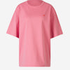 Acne Studios Face Camiseta Logo Face color Rosa sku 782-001601 01 - Foto 1