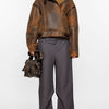 Acne Studios Cazadora Doble Faz Oversize color Marrón sku 772-001372 01 - Foto 1