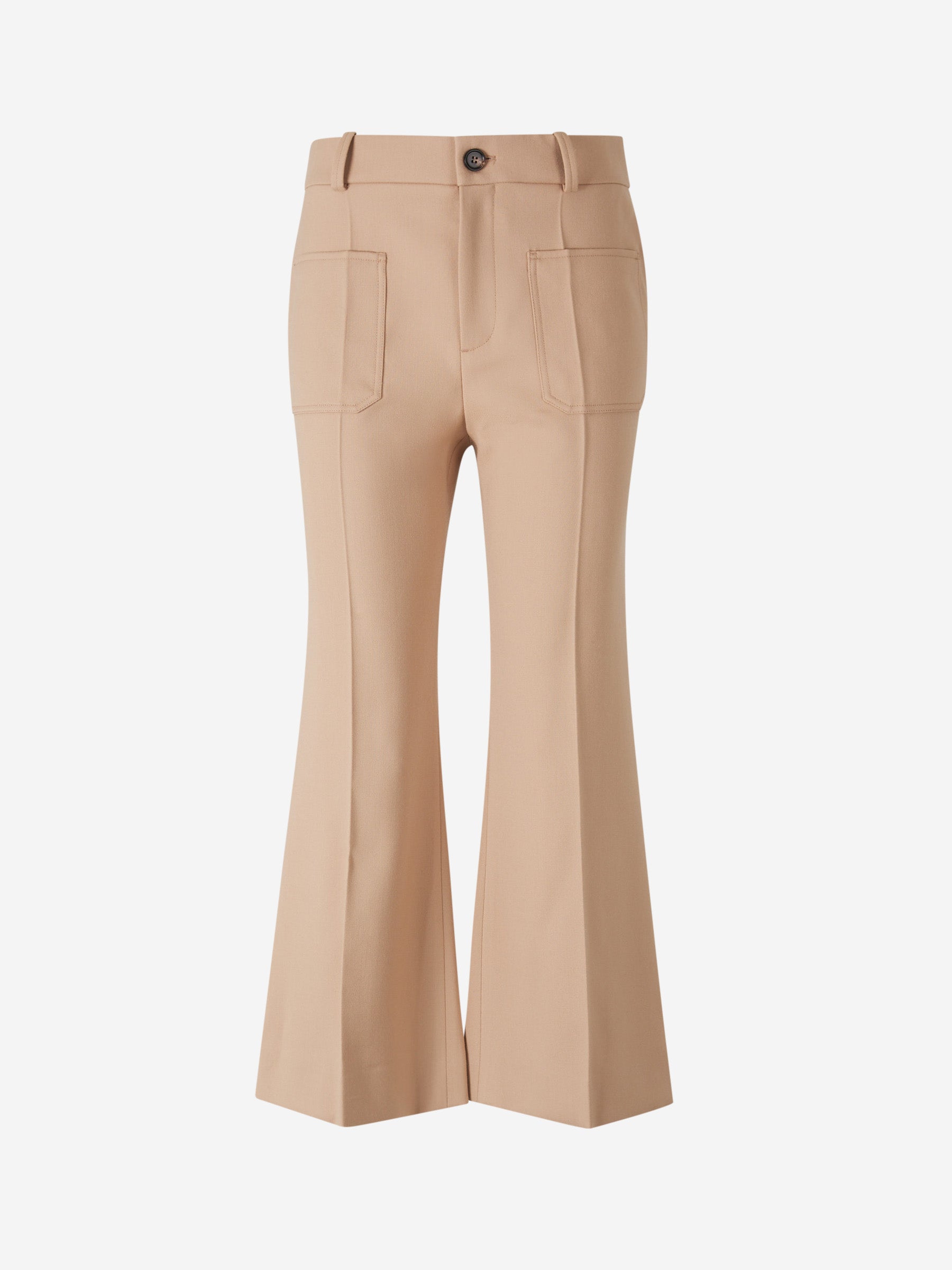 Chloé Pantalones Cropped Bootcut color Caramelo sku 761-003628 01 - Foto 1