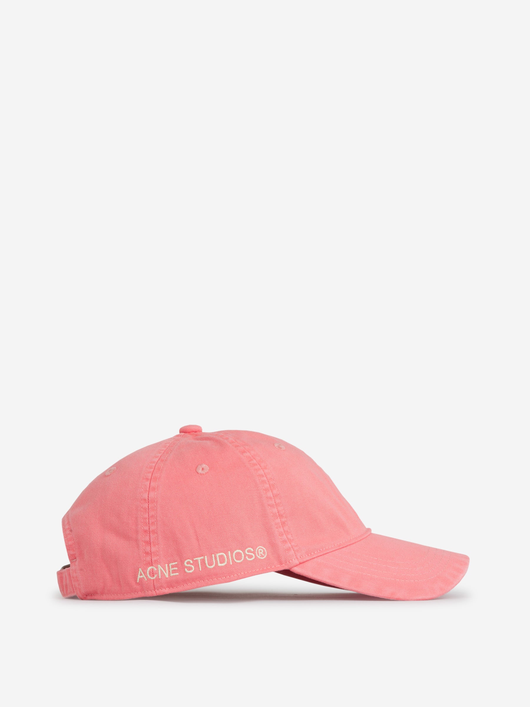 Acne Studios Gorra Baseball Logo color Salmón sku 695-001533 01 - Foto 2