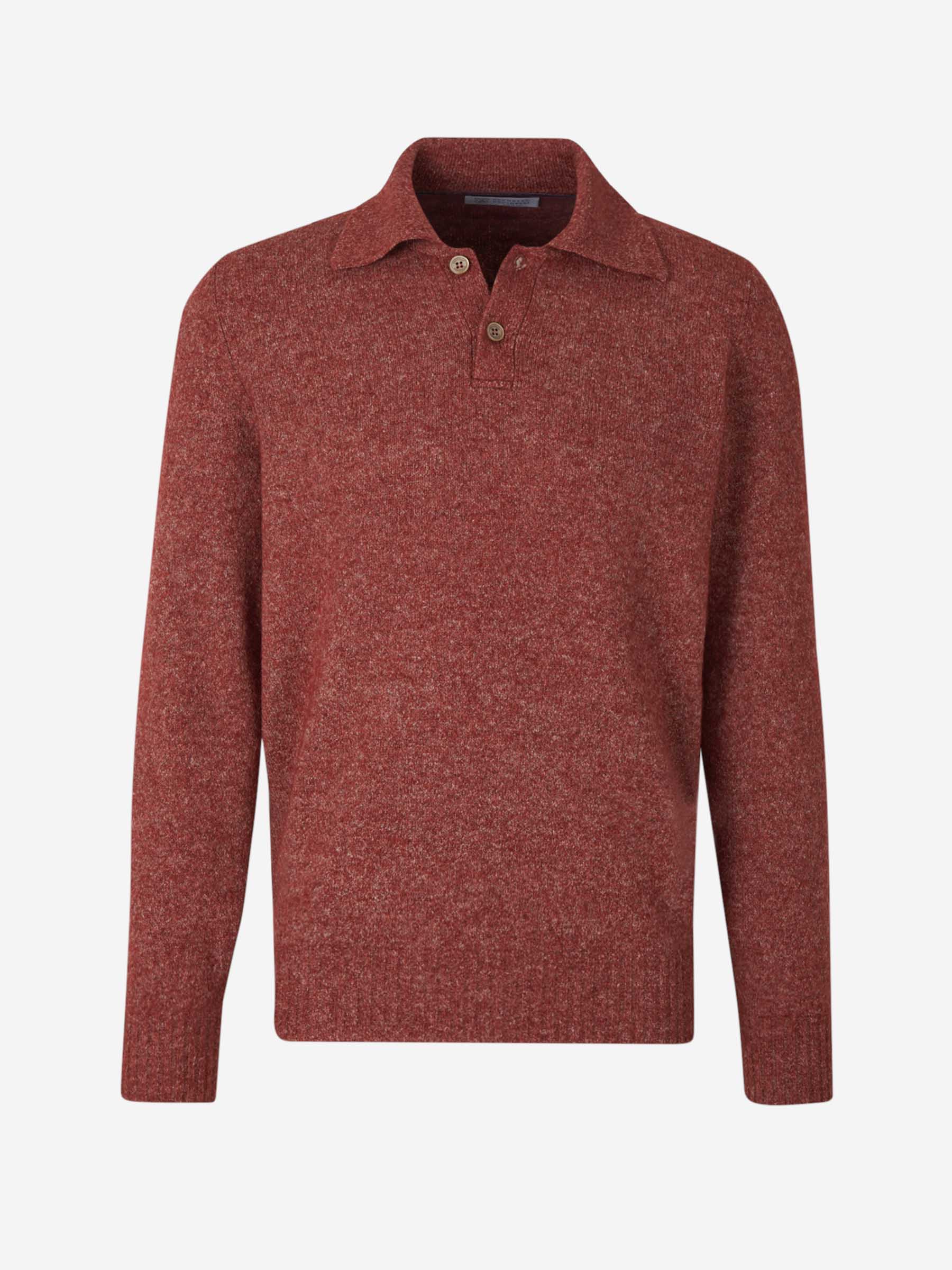 Brunello Cucinelli Polo Jersey Alpaca color Rojo sku 551-000373 01 - Foto 1