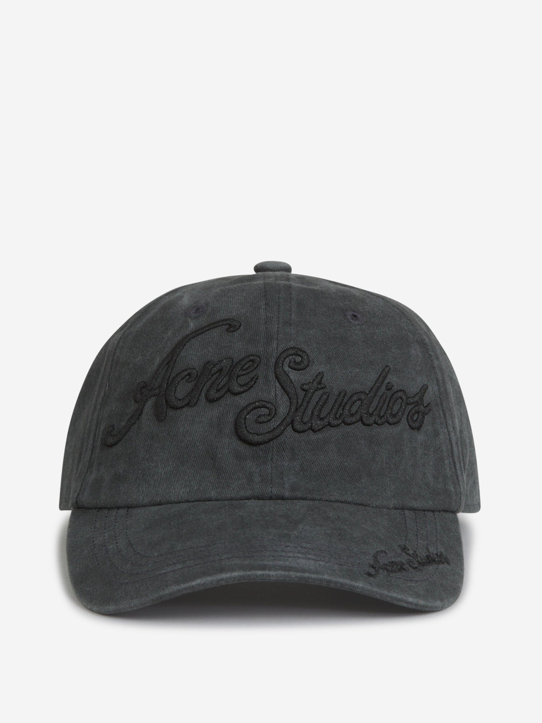 Acne Studios Gorra Logo Bordado color Negro sku 899-001946 01 - Foto 2