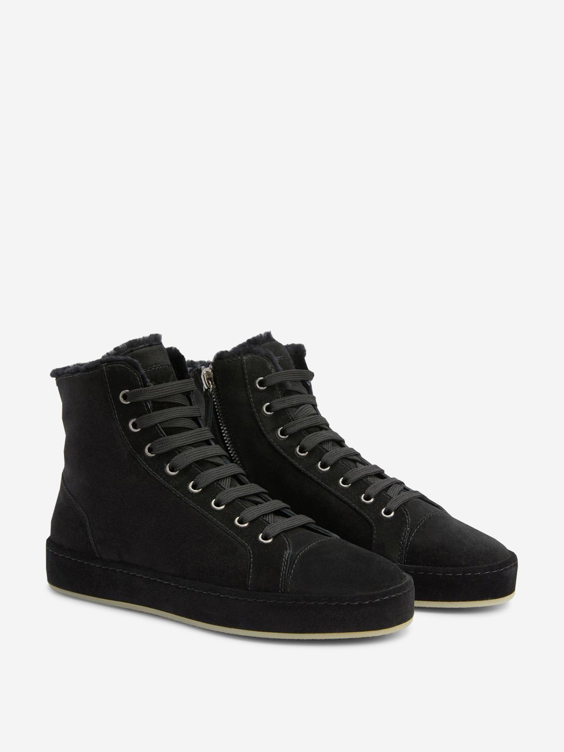 Giuseppe Zanotti Sneakers Middle Velour color Negro sku 616-002890 01 - Foto 2