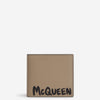 Alexander McQueen Cartera Logo Piel color Beige sku 691-001321 01 - Foto 1