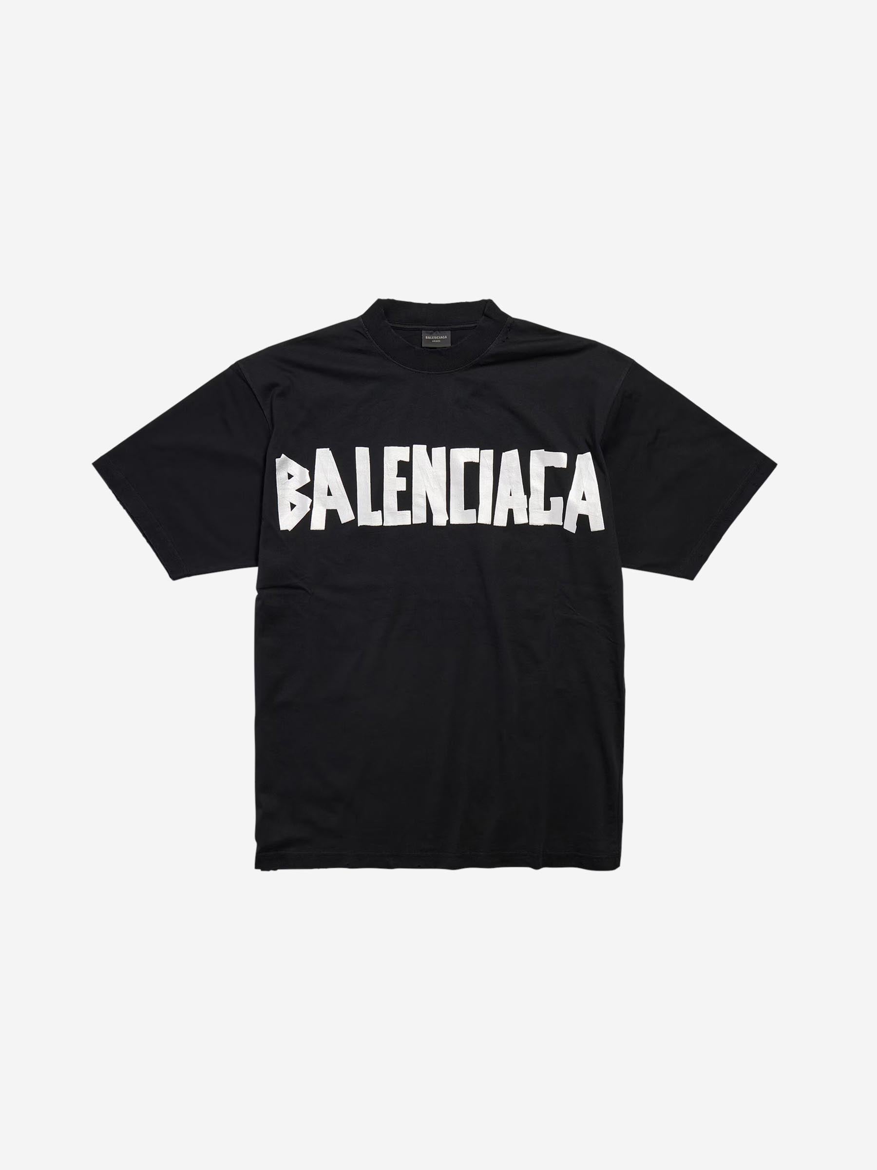 Balenciaga Camiseta Vintage Algodón color Negro sku 553-003968 01 - Foto 1