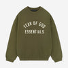 Fear of God Essentials Jersey Crewneck Logo color Verde Militar sku 545-001699 03 - Foto 1