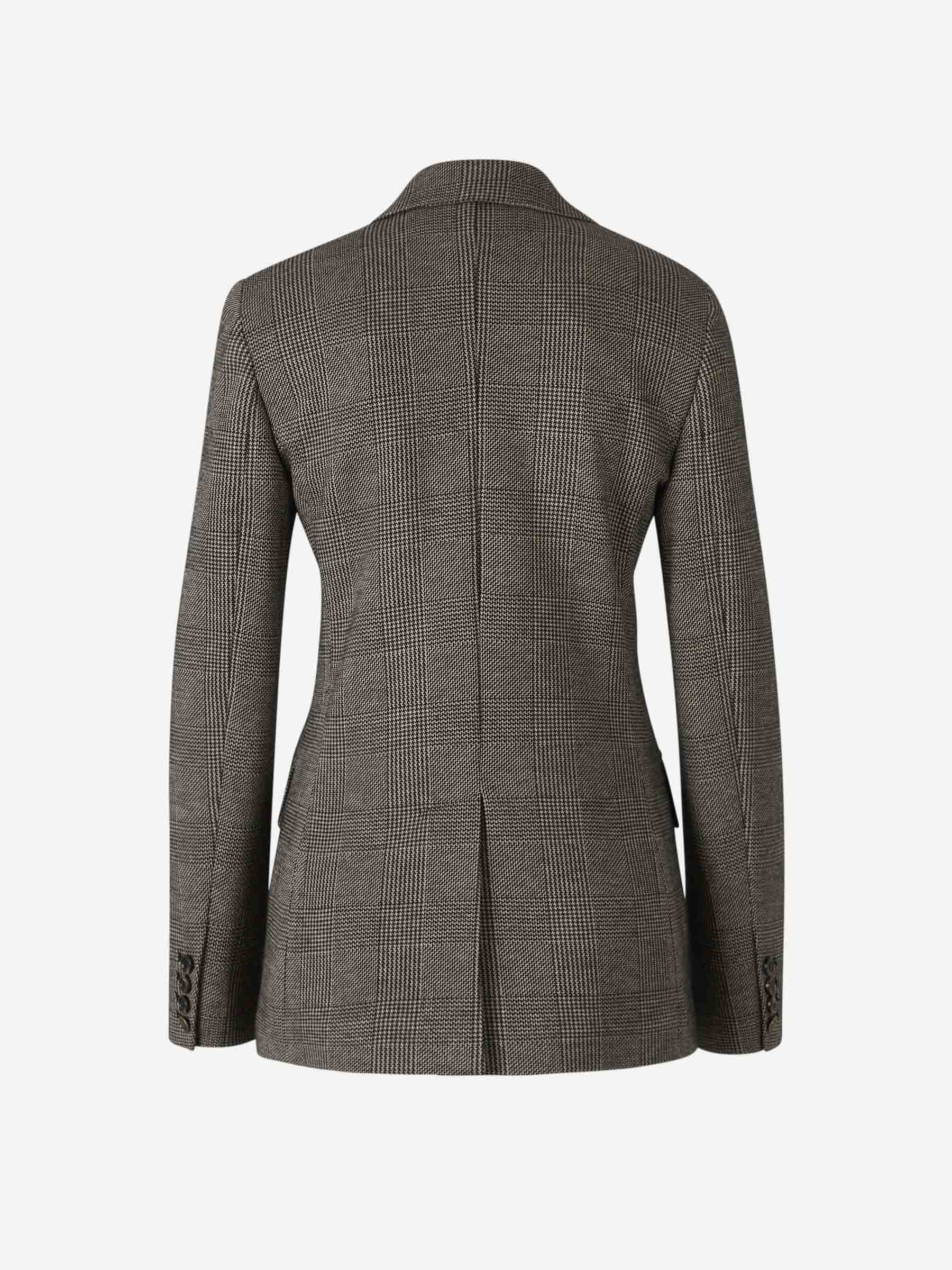 Max Mara Blazer Estructurada de Punto color Gris Piedra sku 741-002160 01 - Foto 2