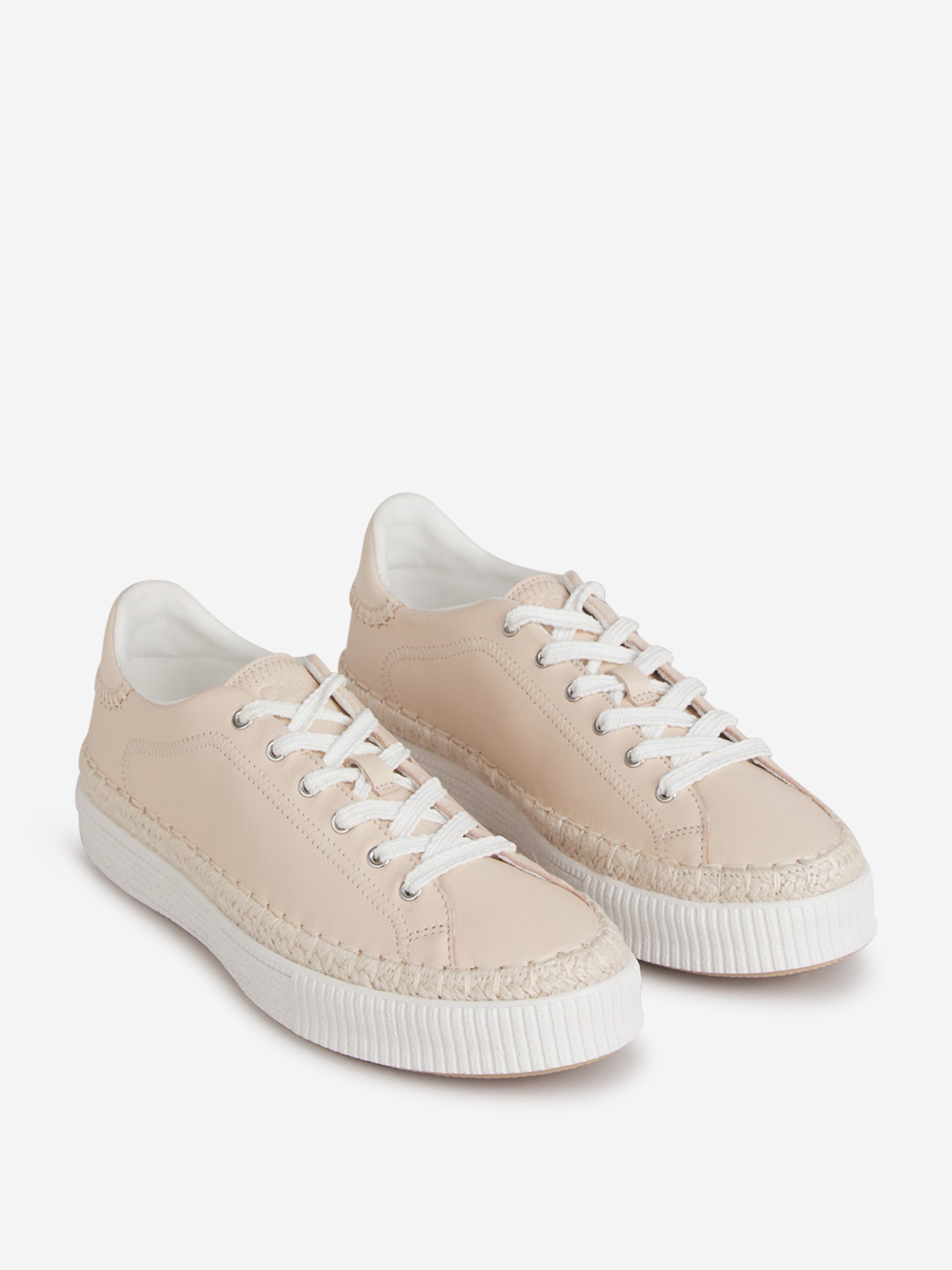 Chloé Sneakers Piel Logo color Beige sku 806-000357 01 - Foto 2