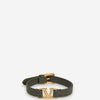 Valentino Garavani Pulsera Logo Piel color Verde Militar sku 682-000741 02 - Foto 1