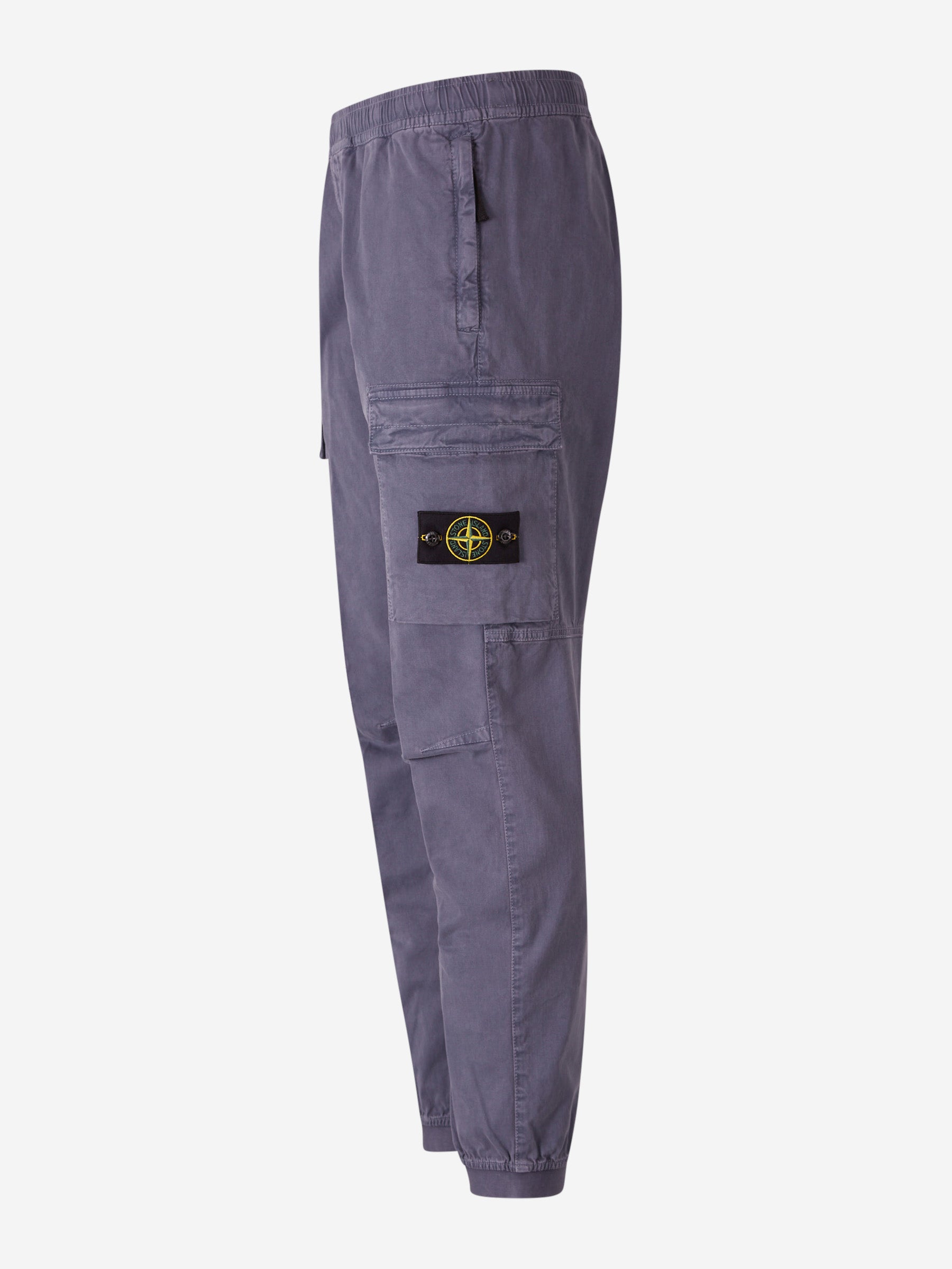 Stone Island Joggers Cargo Logo color Azul sku 521-003121 02 - Foto 2