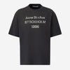 Acne Studios Camiseta Logo Stockholm color Negro sku 553-003804 01 - Foto 1