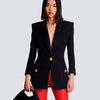 Balmain Blazer Grain de Poudre color Negro sku 741-002135 01 - Foto 1