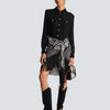 Balmain Falda Midi Pareo Motivo Paisley color Negro sku 750-001405 01 - Foto 1