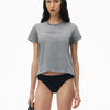 Alexander Wang Camiseta Cropped Logo color Gris Piedra sku 782-001578 01 - Foto 1