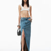 Alexander Wang Falda Midi Denim color Azul Denim sku 750-001401 01 - Foto 1