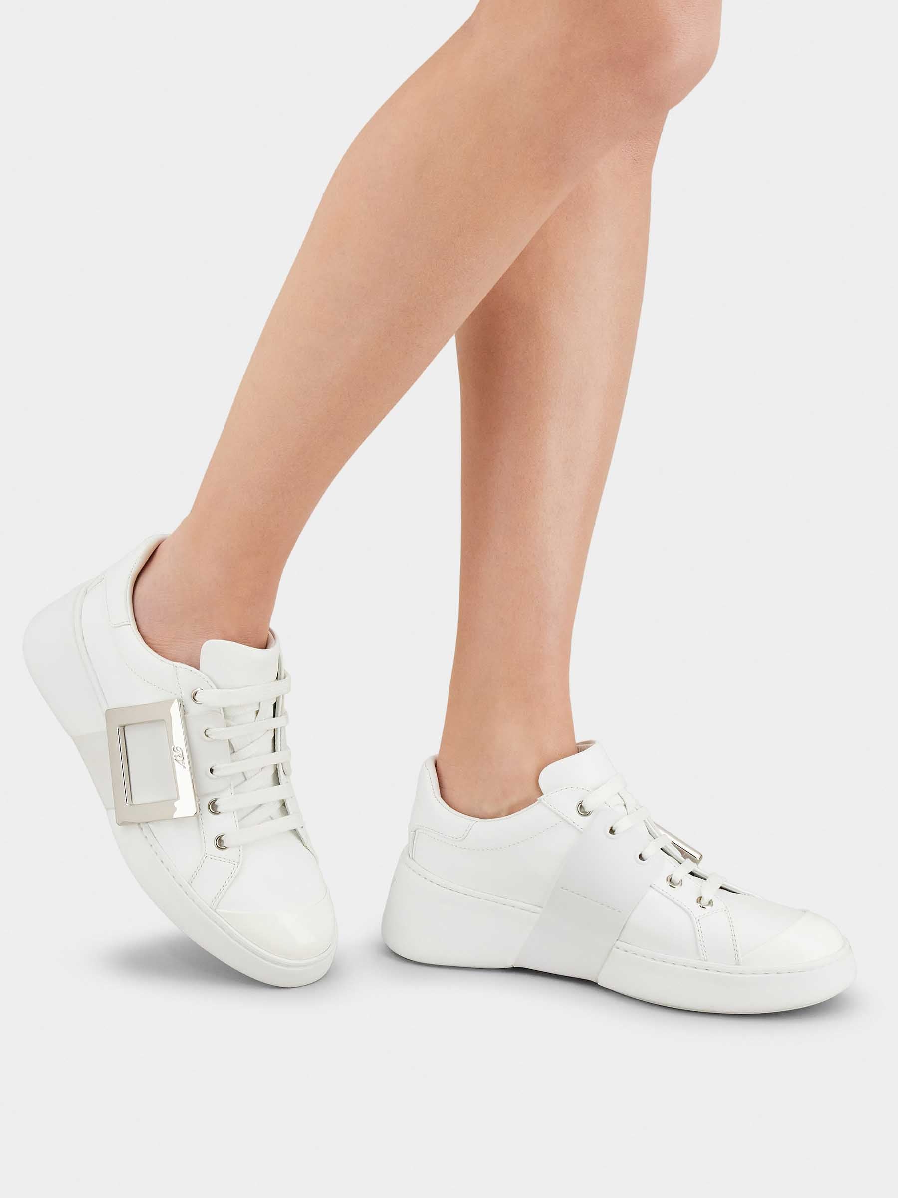 Roger Vivier Sneakers Viv' Skate color Blanco sku 800-005359 01 - Foto 2