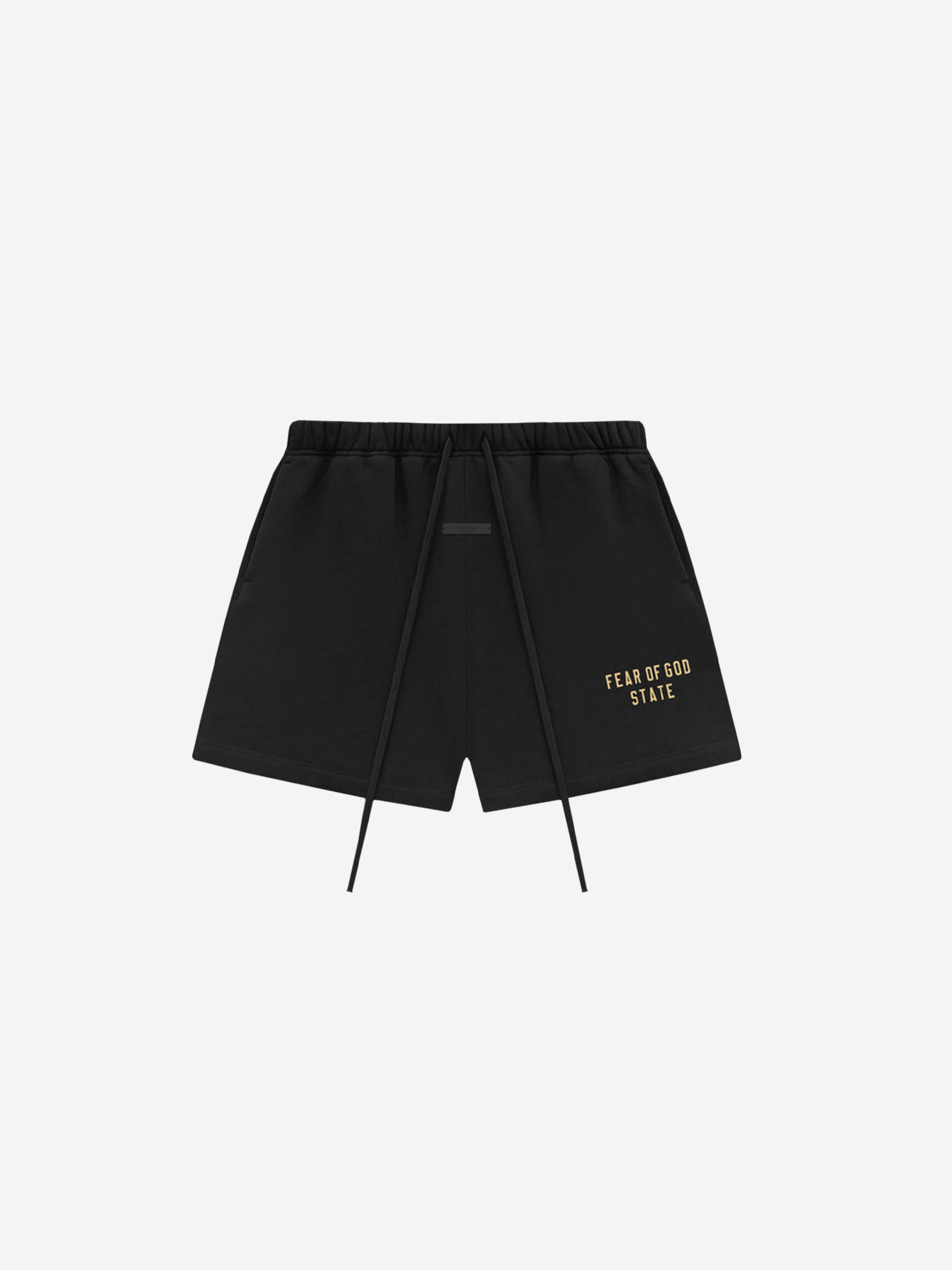 Fear of God Essentials Bermudas Logo Algodón color Negro sku 523-001056 01 - Foto 1