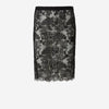 Saint Laurent Falda Midi Seda color Negro sku 750-001535 01 - Foto 1