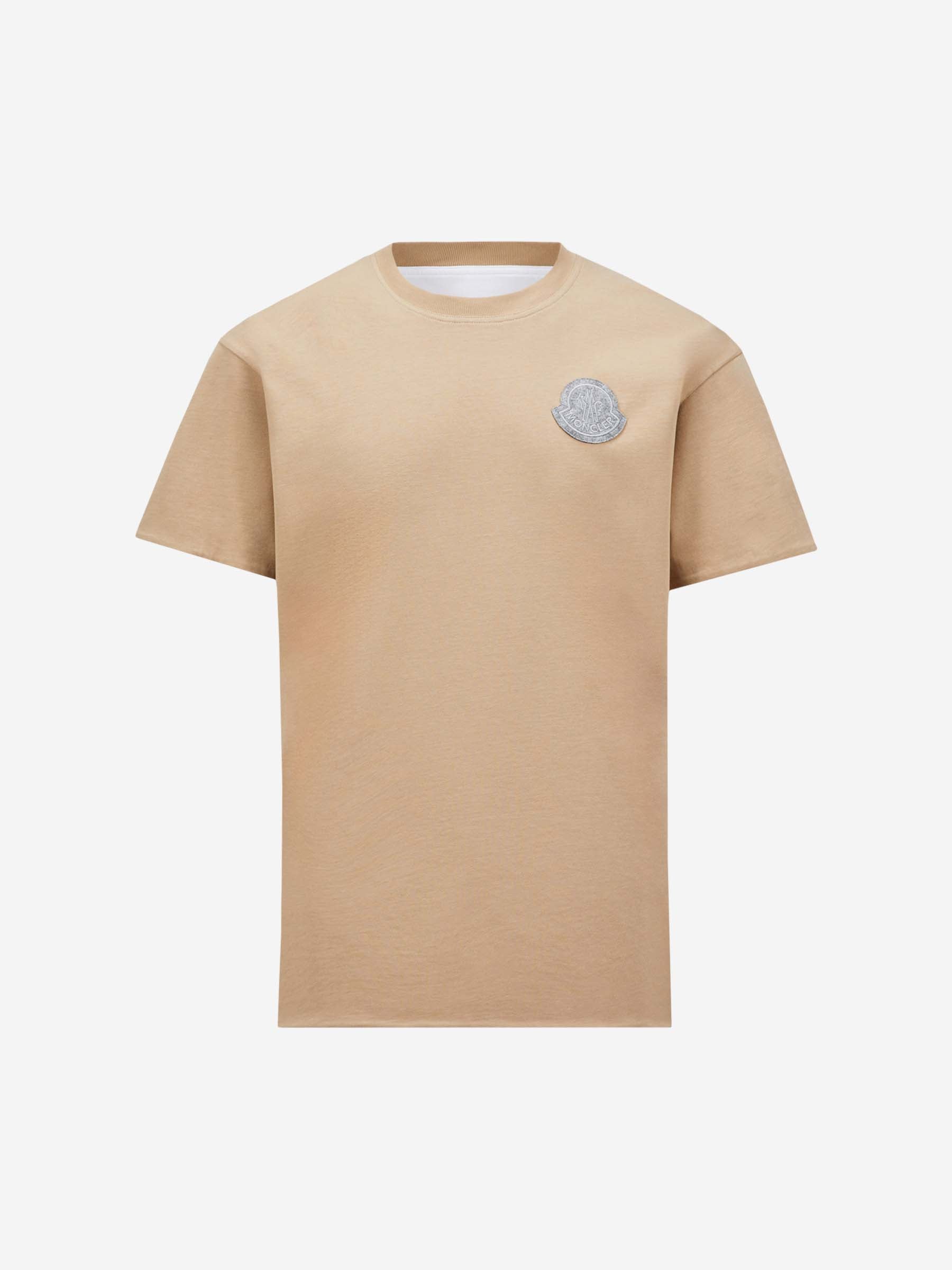 Moncler Camiseta Algodón Reversible color Beige sku 553-003919 01 - Foto 1