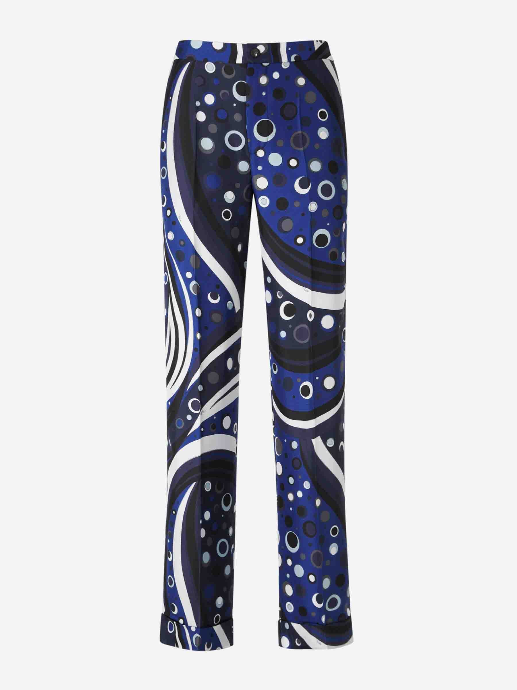 Pucci Pantalones Motivo Fontane color Azul Cobalto sku 761-003667 01 - Foto 1