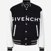 Givenchy Chaqueta Bomber Logo color Blanco y Negro sku 512-002296 01 - Foto 1