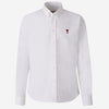 Ami Paris Camisa Button-Down Logo color Blanco sku 531-006314 01 - Foto 1