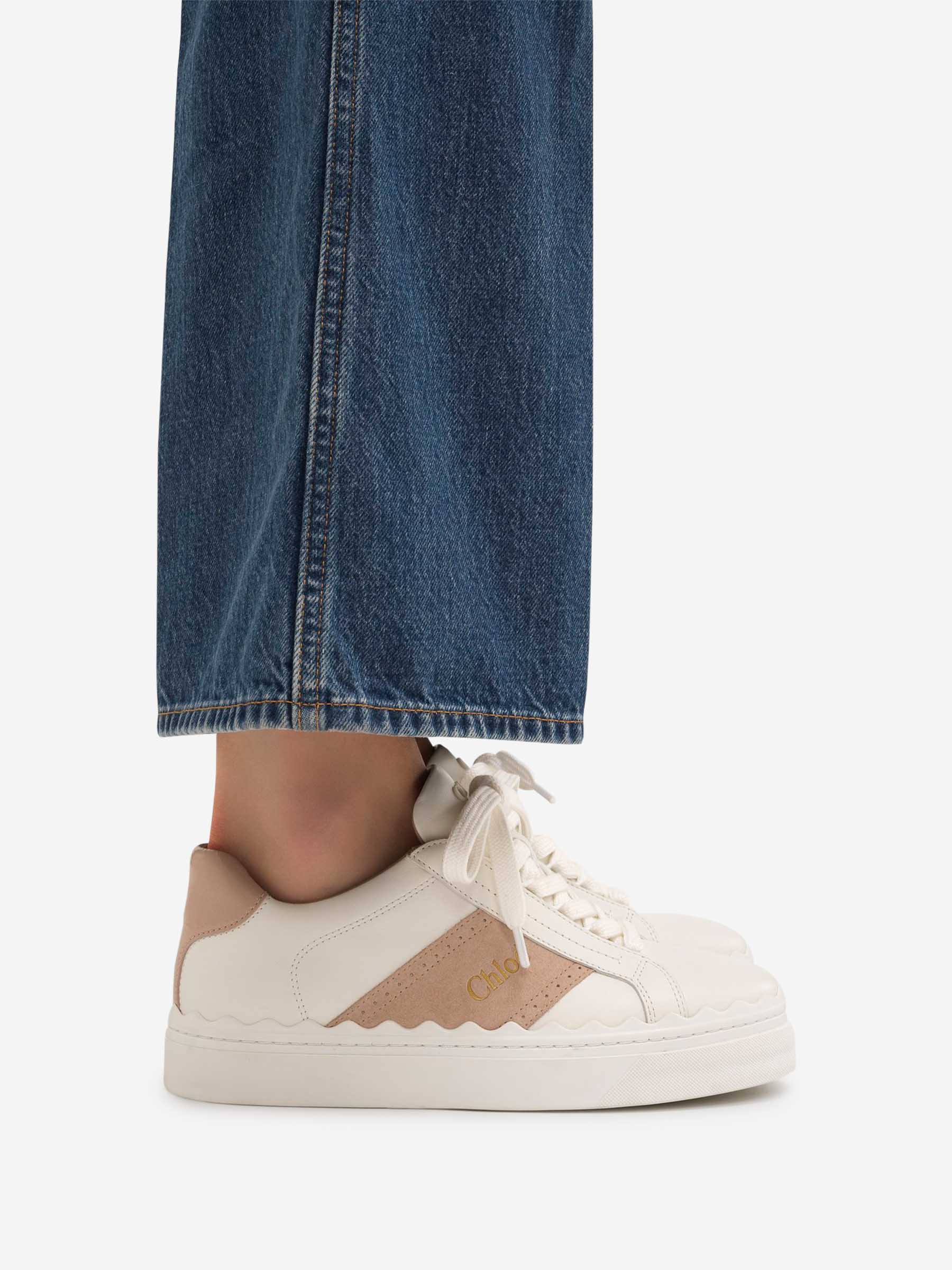 Chloé Sneakers Lauren Piel color Blanco sku 806-000364 01 - Foto 2