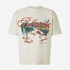 Rhude Camiseta Estampada Algodón color Crema sku 553-003641 00 - Foto 1