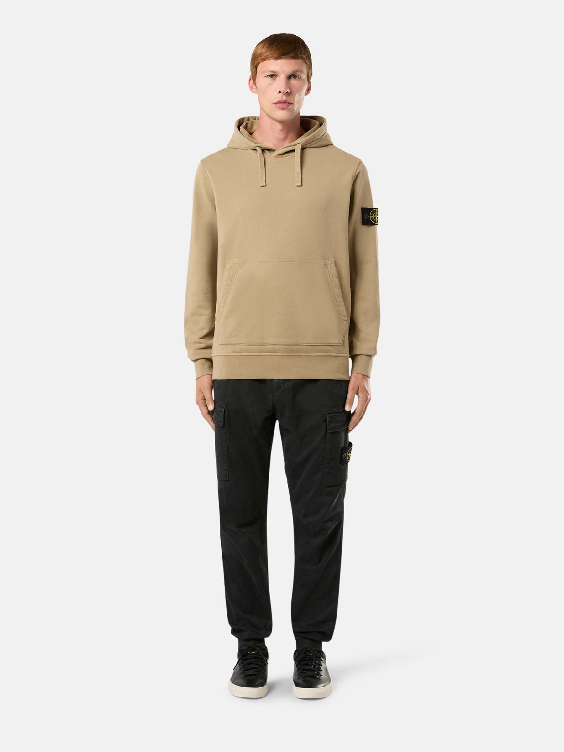 Stone Island Sudadera Logo Parche color Beige sku 545-001655 02 - Foto 2