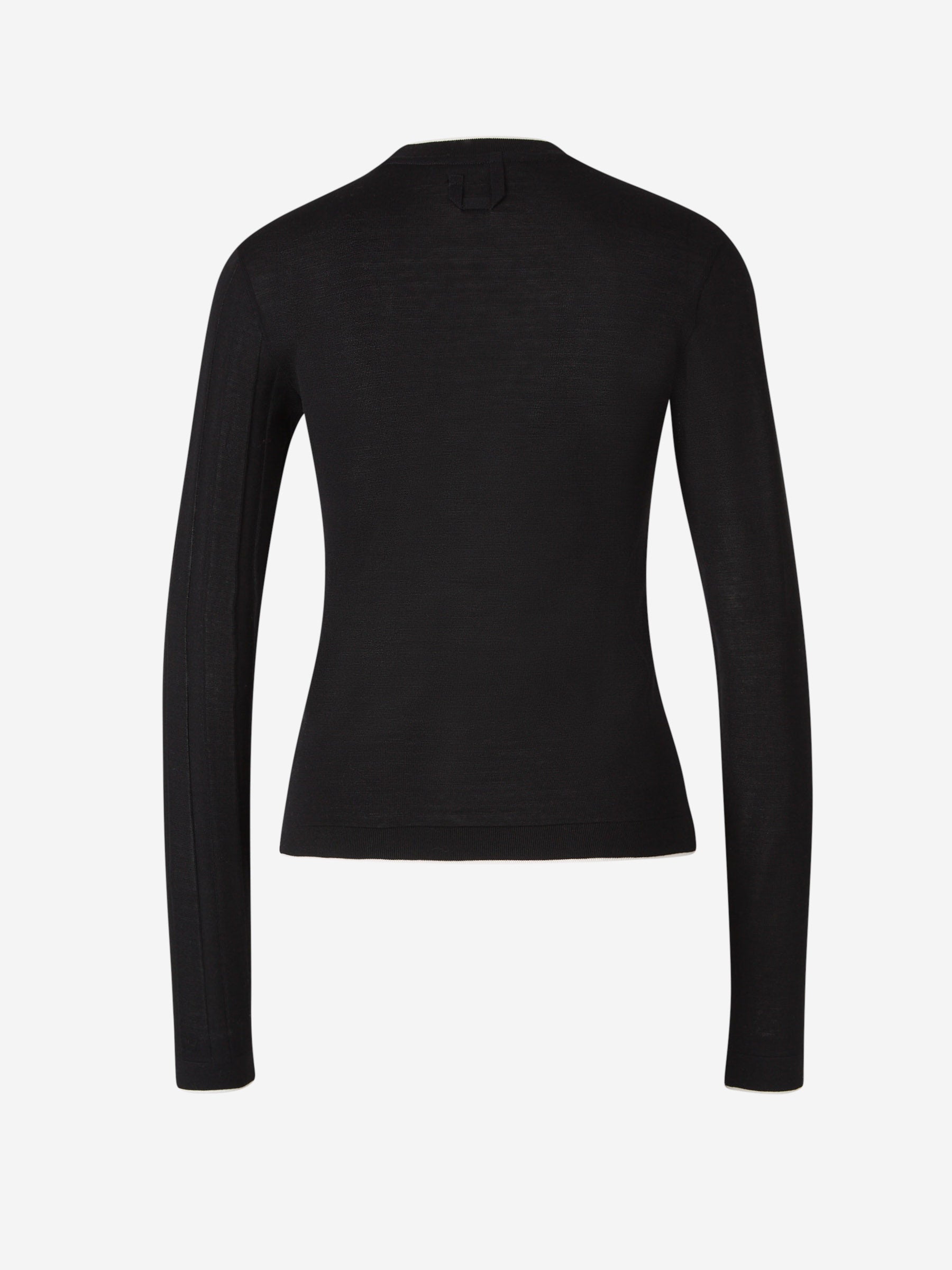 Jacquemus Jersey Le Sweater Tricot color Negro sku 711-003198 02 - Foto 2