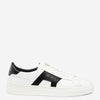 Santoni Sneakers Double Buckle color Blanco y Negro sku 616-002869 01 - Foto 1