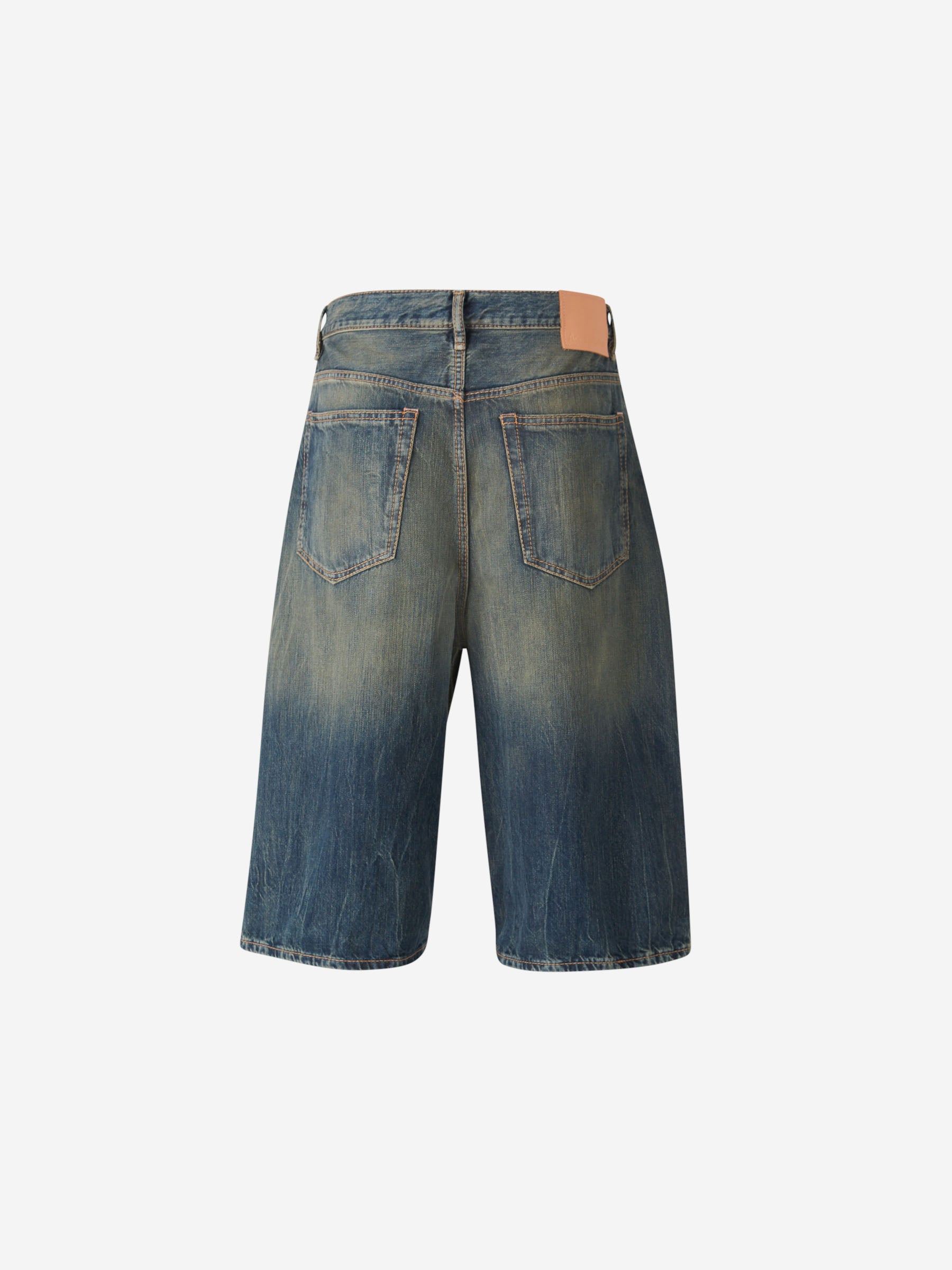 Acne Studios Bermudas Denim Oversize color Azul Denim Oscuro sku 523-001051 01 - Foto 2