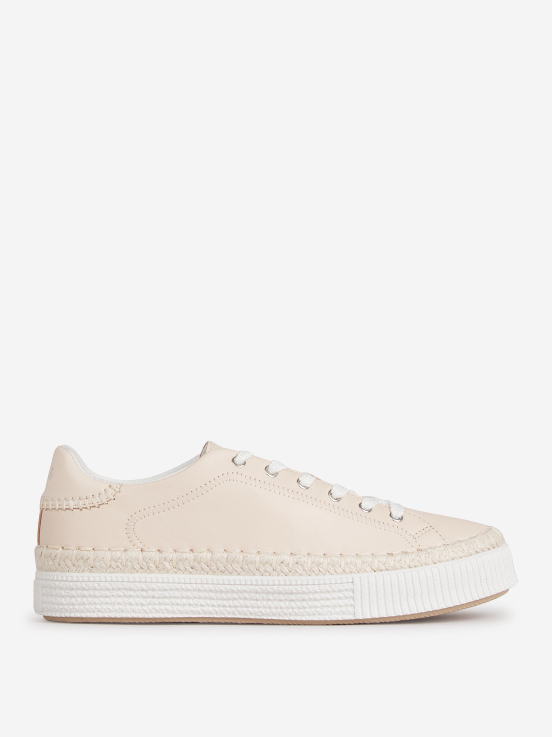 Chloé Sneakers Piel Logo color Beige sku 806-000357 01 - Foto 1