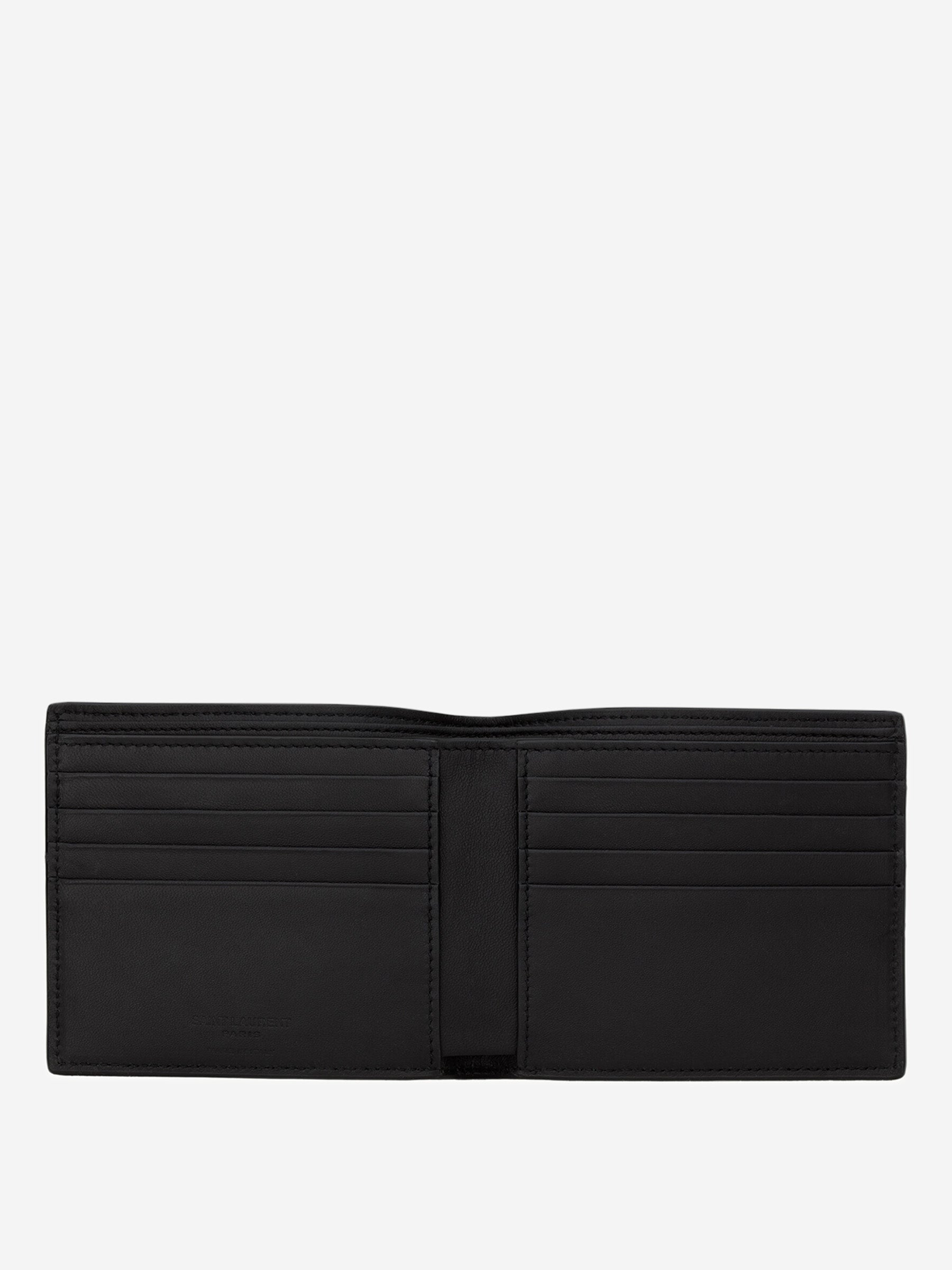 Saint Laurent Cartera Tiny Cassandre color Negro sku 691-001367 01 - Foto 2