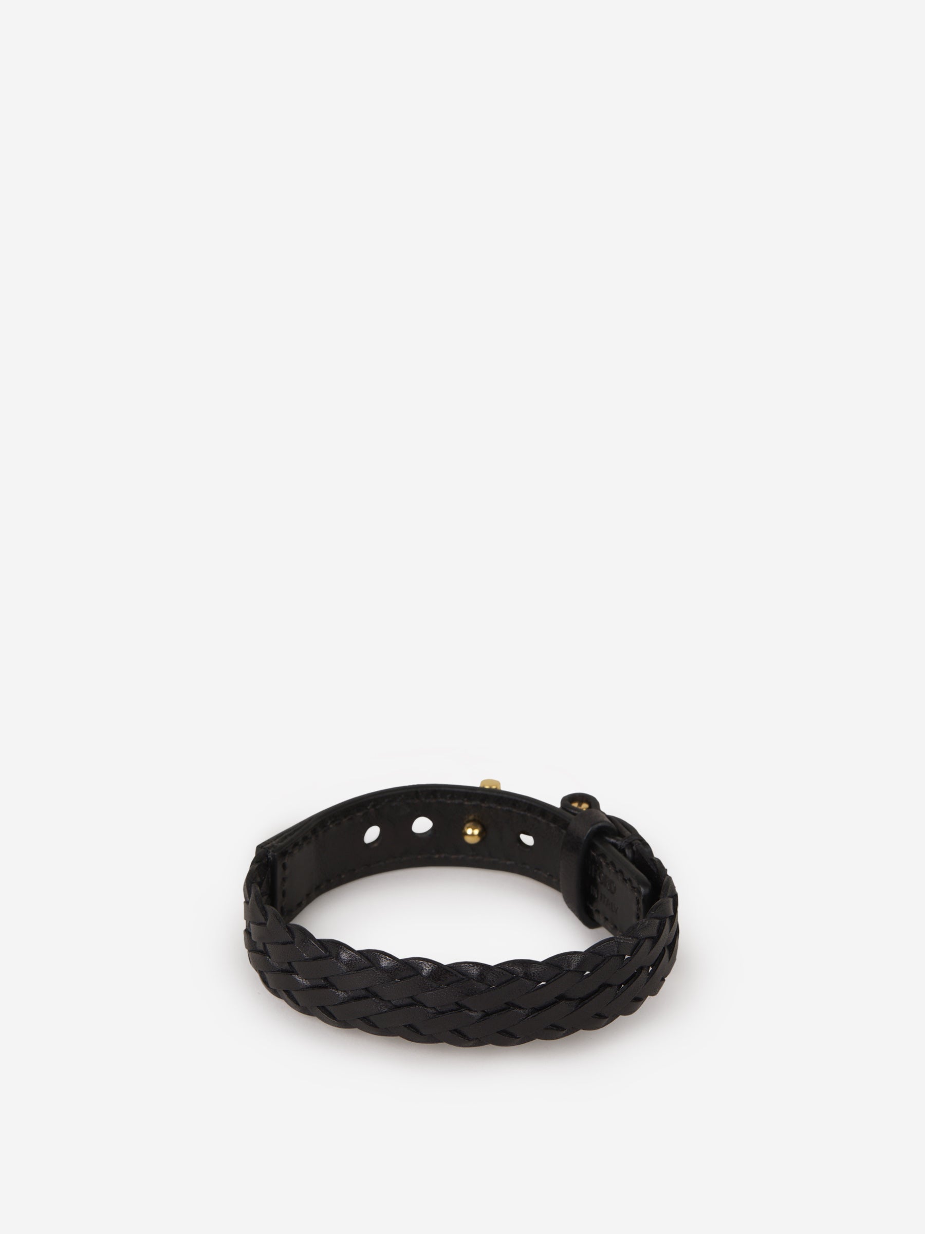 Tom Ford Pulsera Trenzada Piel color Negro sku 682-000545 03 - Foto 1