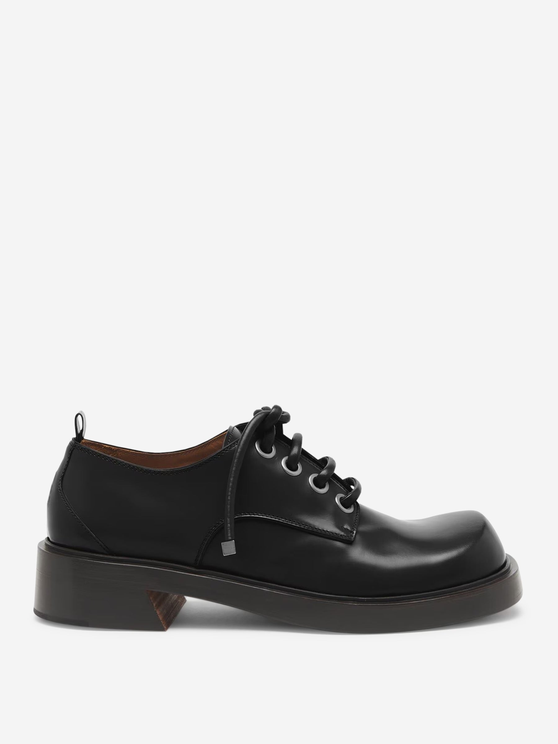 Alexander McQueen Zapatos Derby Piel color Negro sku 611-004503 01 - Foto 1