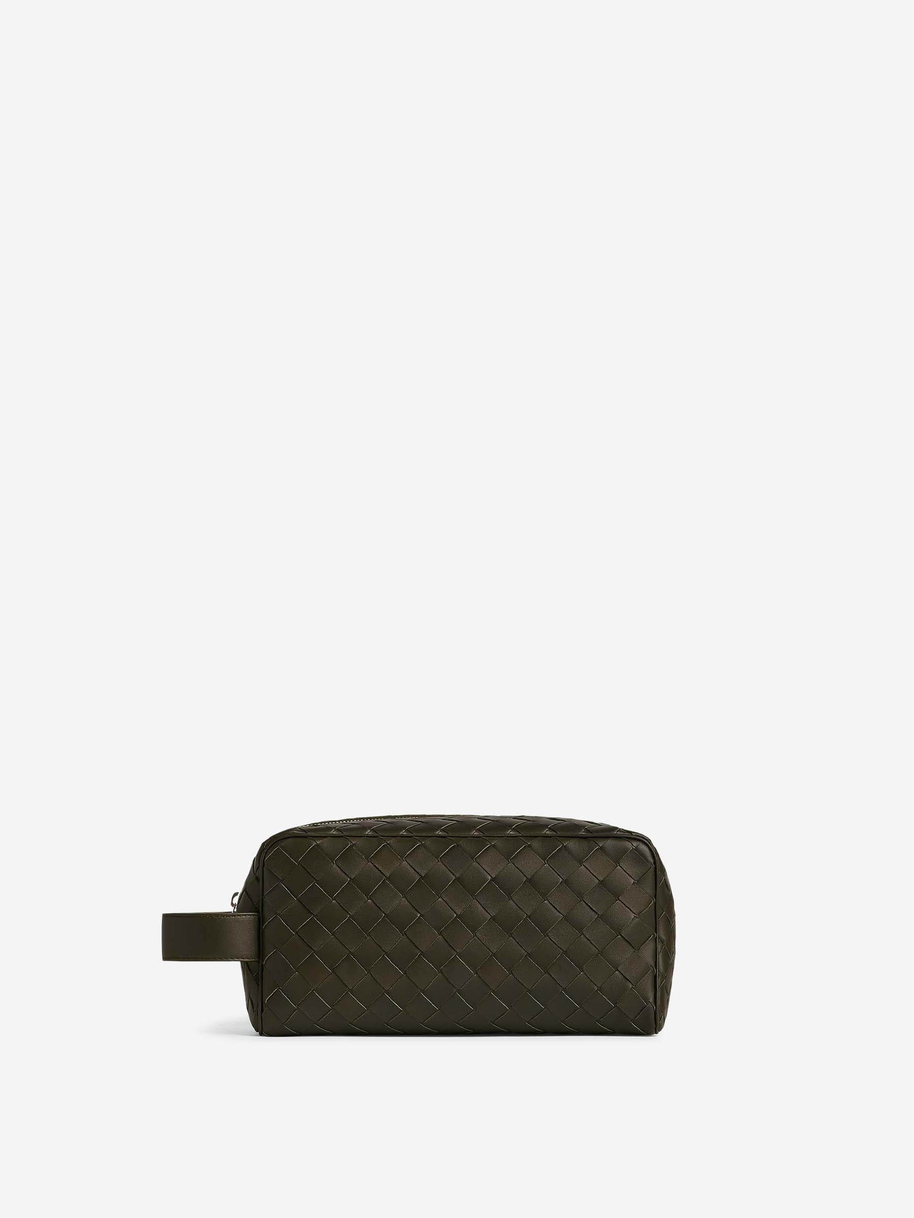 Bottega Veneta Neceser Piel Intrecciato color Verde Militar sku 692-001850 01 - Foto 1