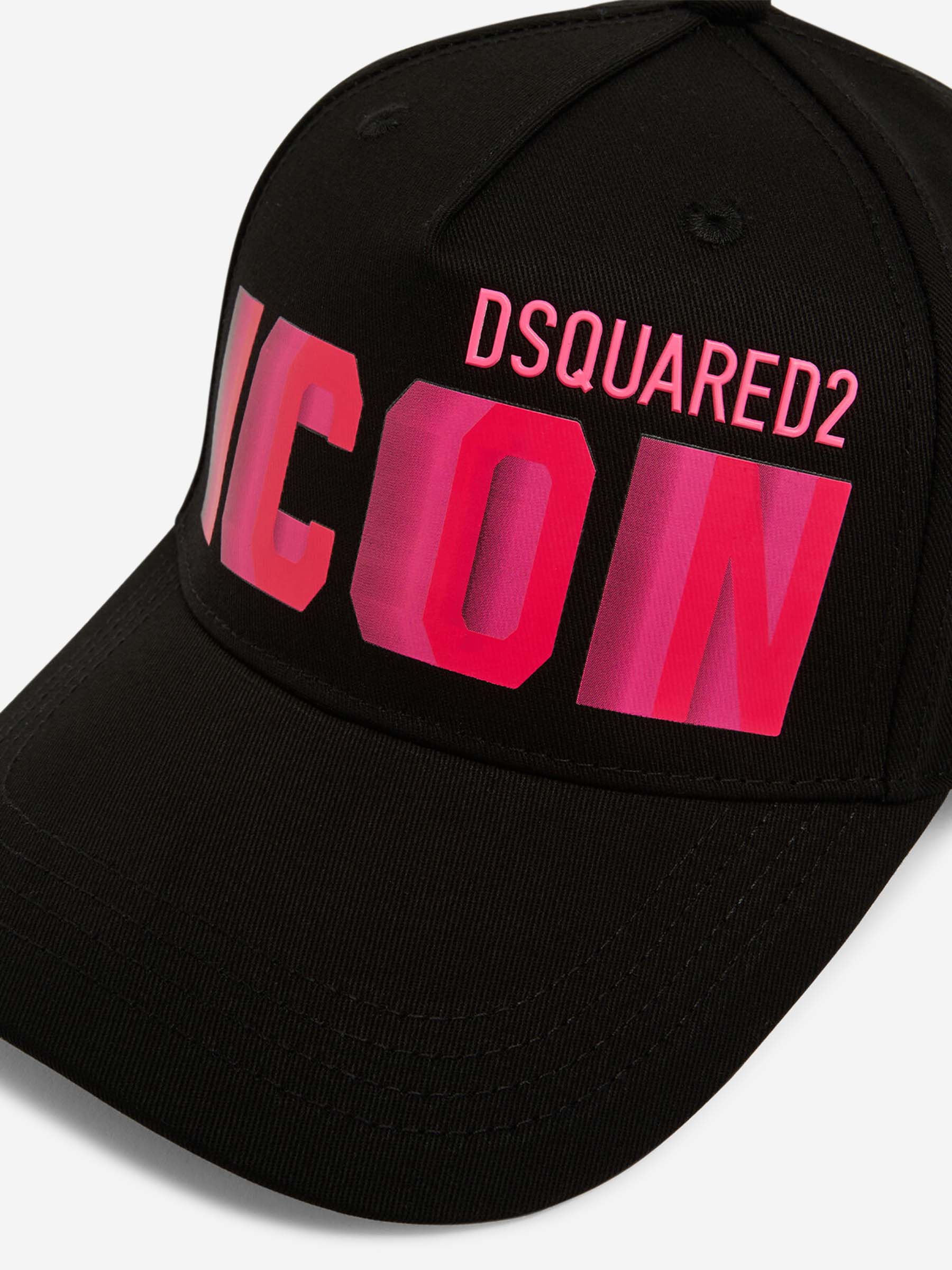 Dsquared2 Gorra Icon Algodón color Negro sku 695-001569 01 - Foto 2