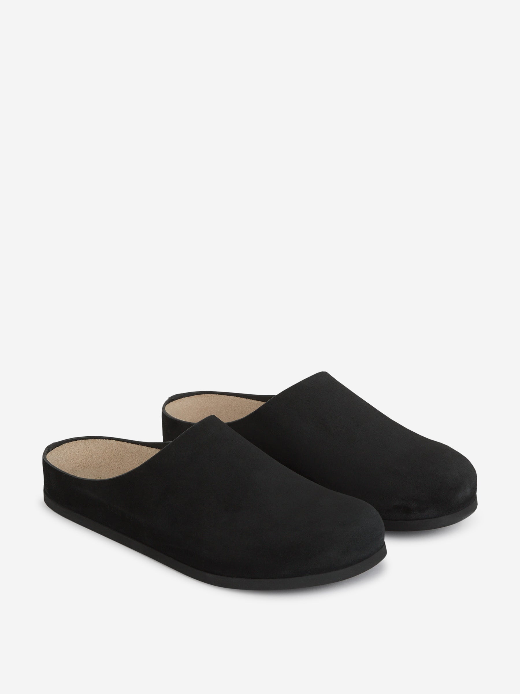 Common Projects Chanclas Piel Ante color Negro sku 617-000120 02 - Foto 2