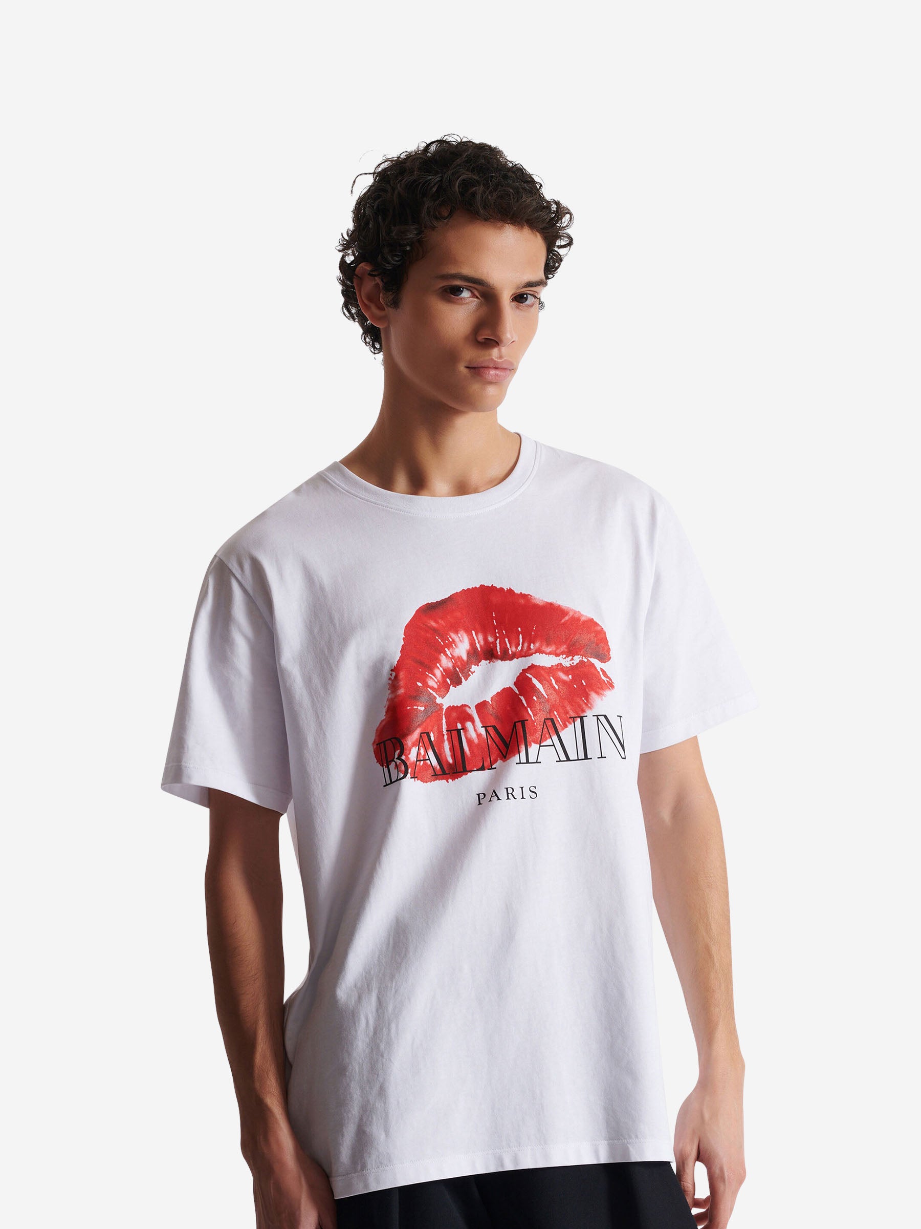 Balmain Camiseta Logo Balmain color Blanco sku 553-003951 01 - Foto 2