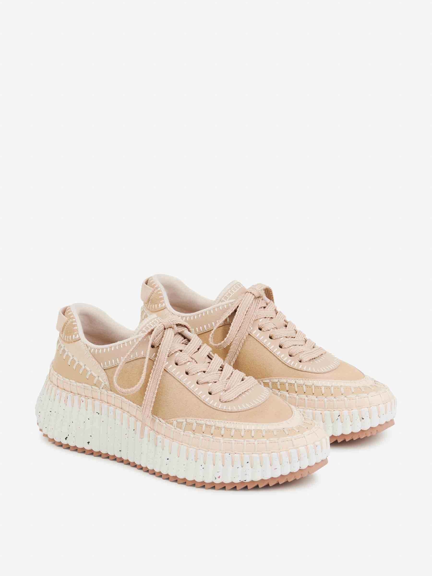 Chloé Sneakers Ecológico Nama color Beige sku 806-000334 01 - Foto 2