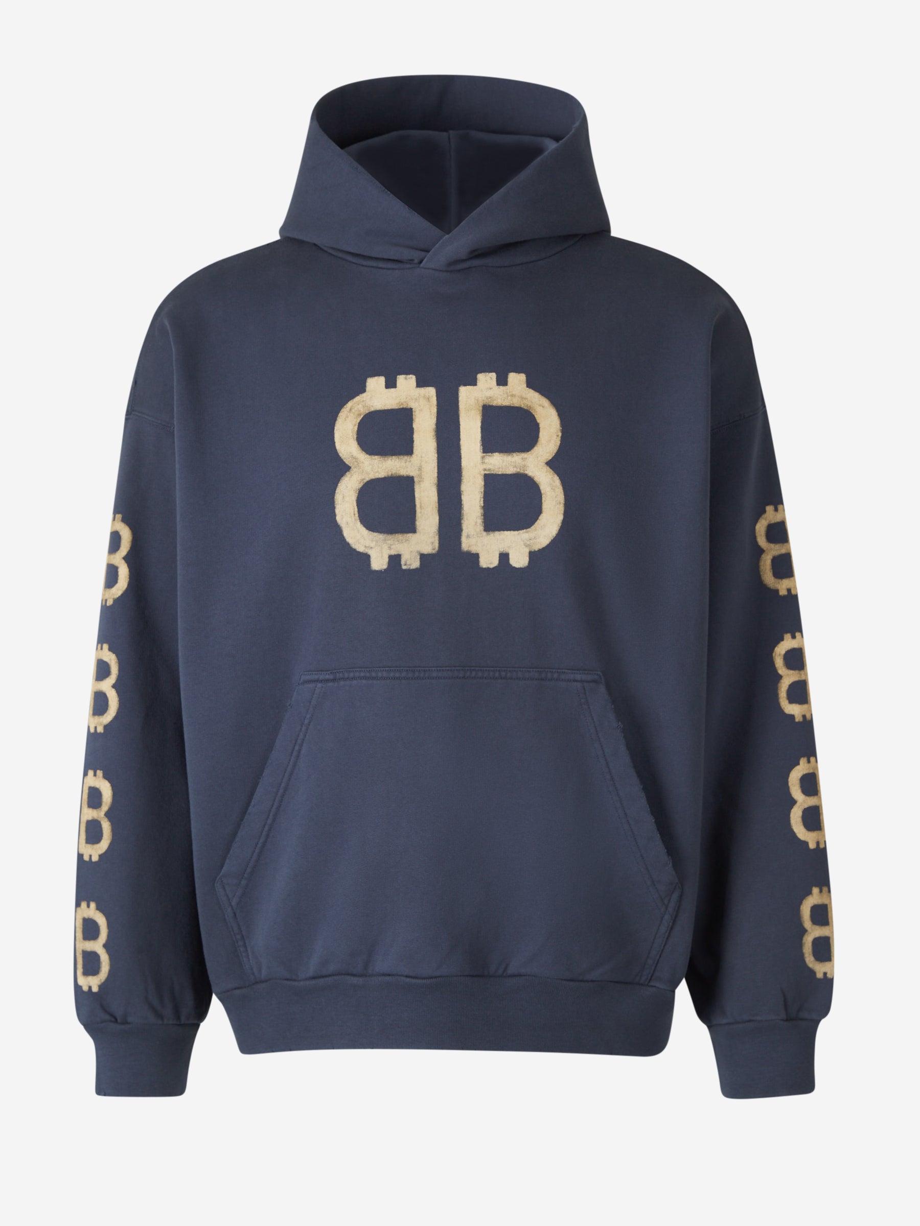 Balenciaga Sudadera Crypto Logo color Azul Marino sku 545-001627 01 - Foto 1