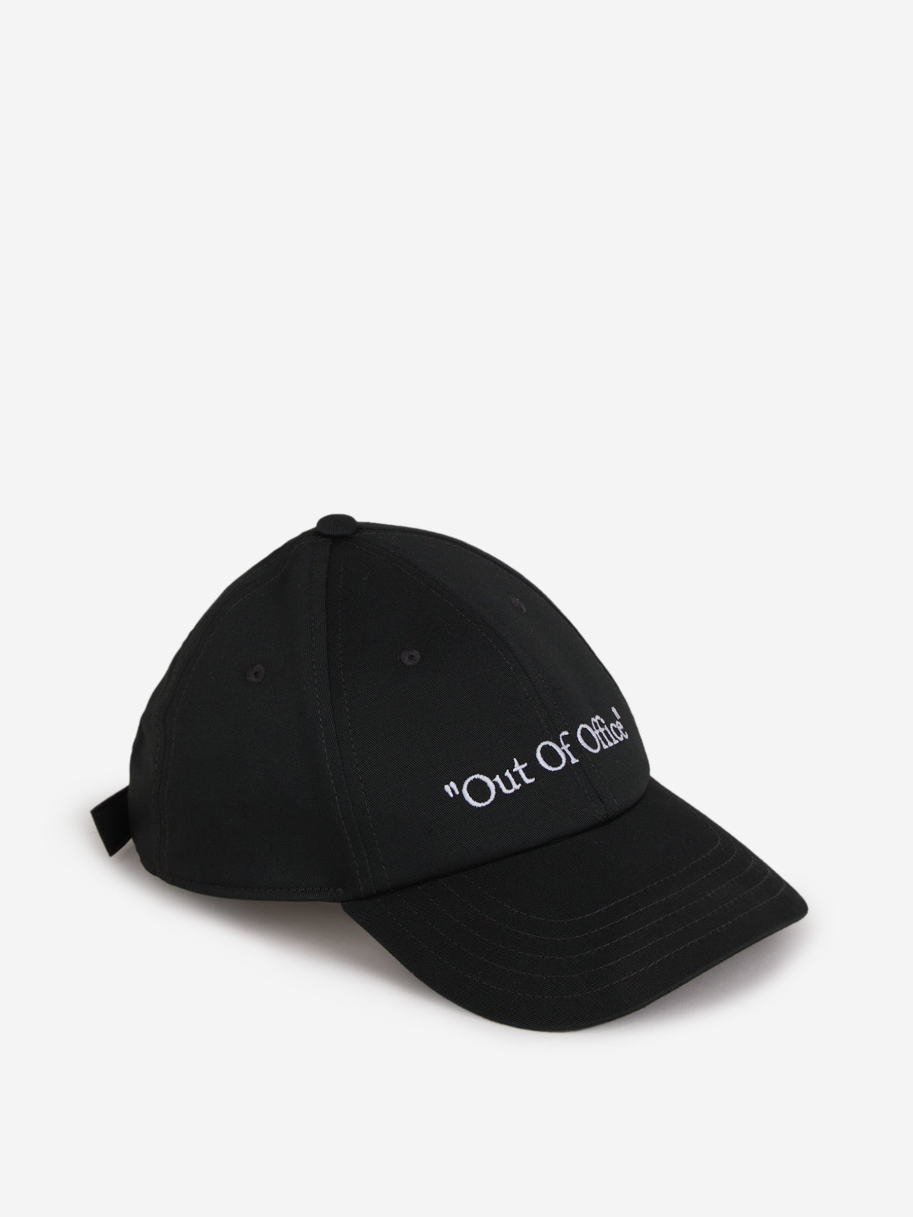 Off-White Gorra Algodón Logo color Negro sku 695-001587 01 - Foto 1