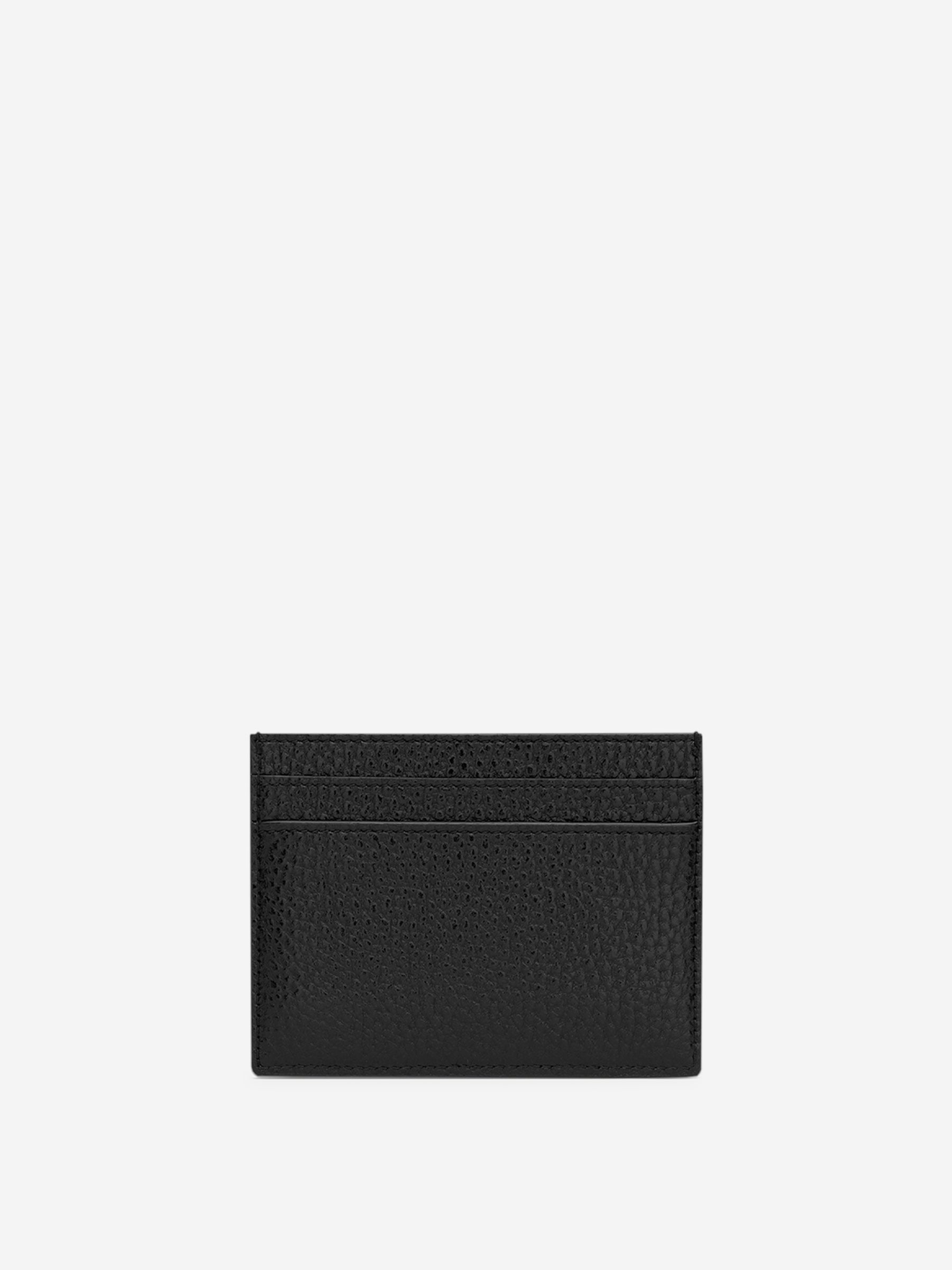 Saint Laurent Tarjetero Piel Logo color Negro sku 691-001372 01 - Foto 2